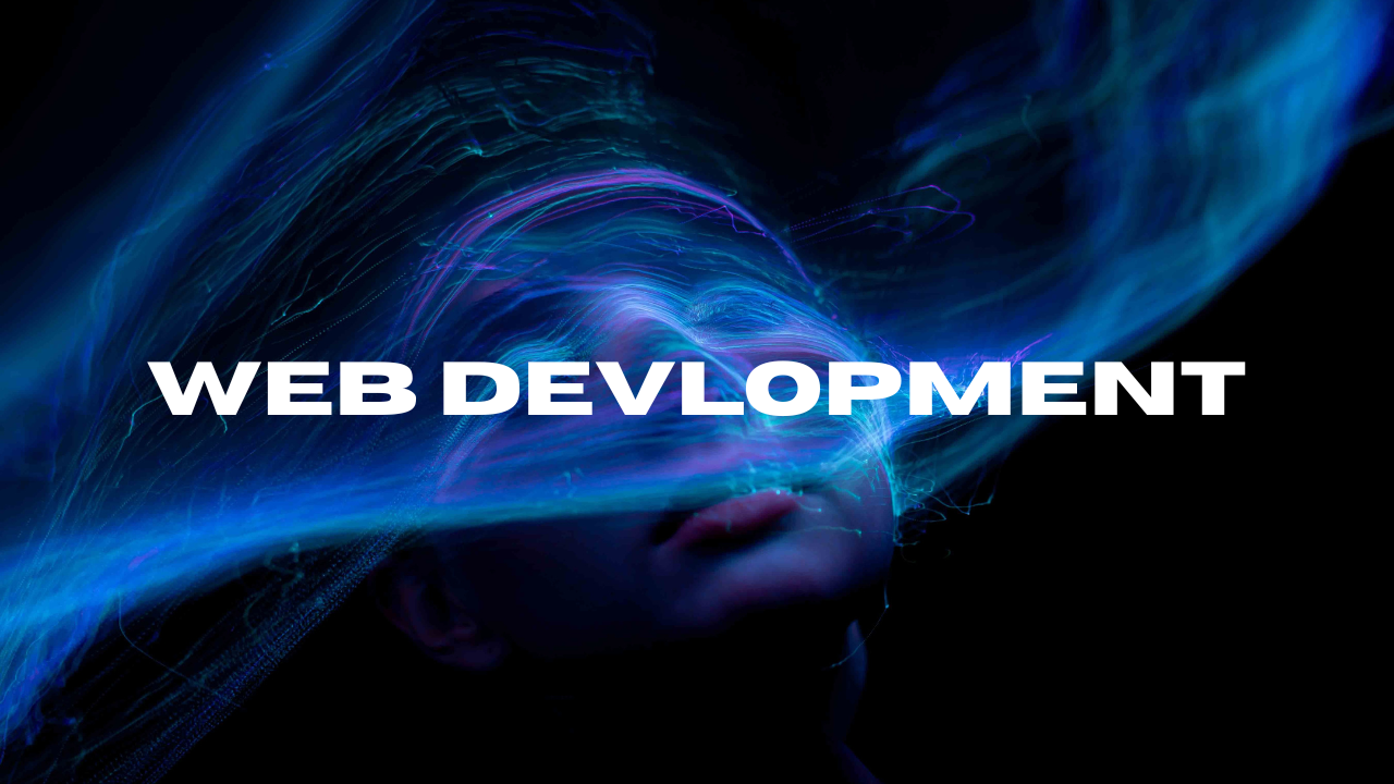 Blue Black Modern Neon Zoom Virtual Background 1